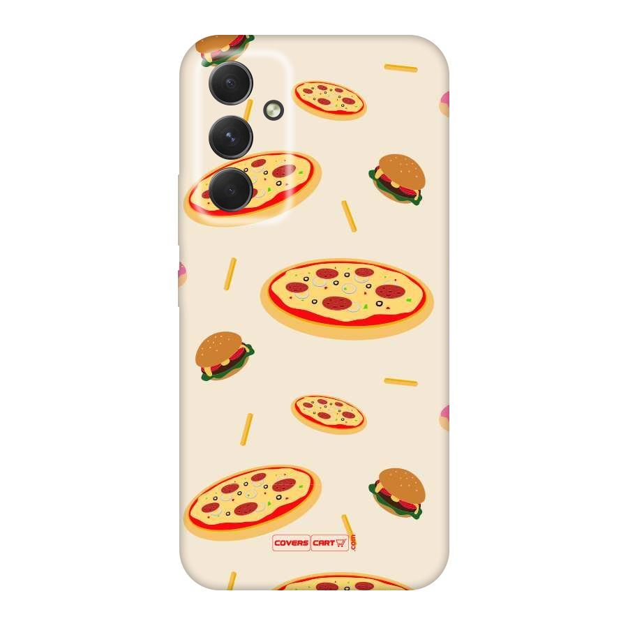 Pizza and Burger Love Original Polycarbonate Back Case for Galaxy A54