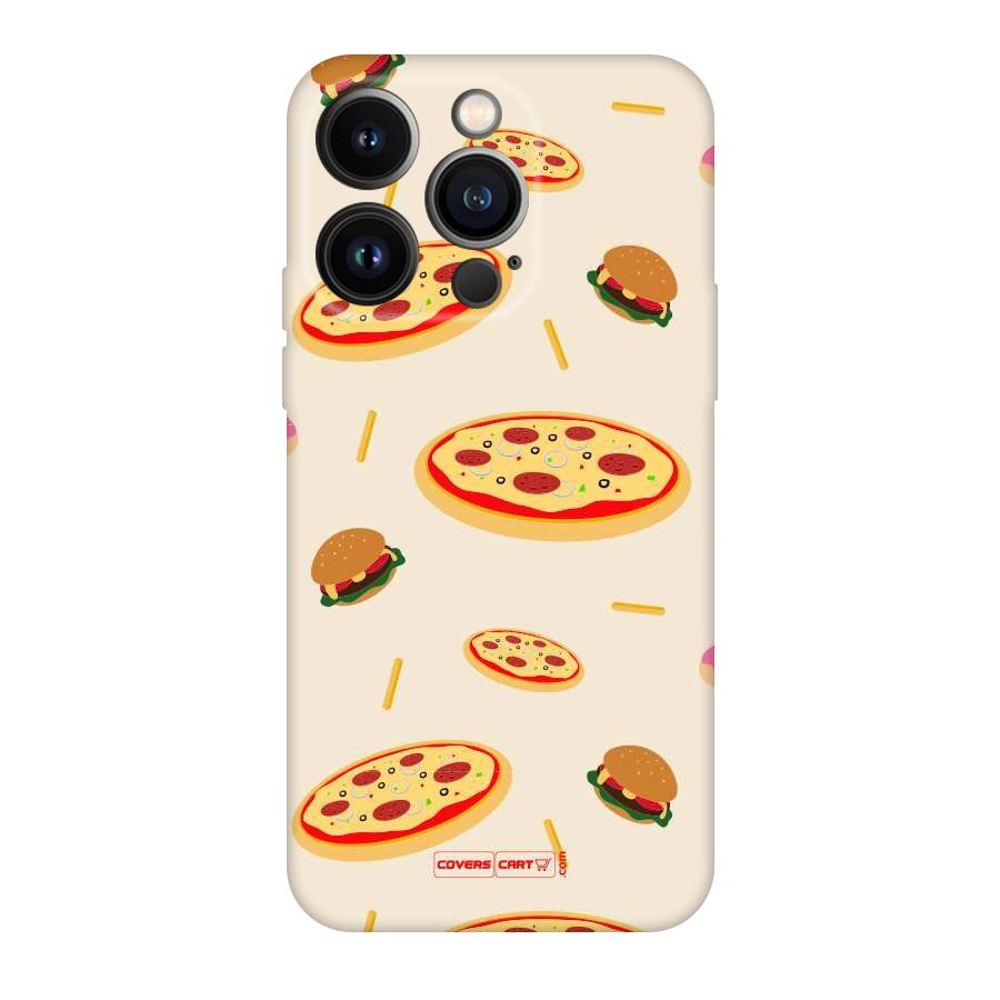 Pizza and Burger Love Original Polycarbonate Back Case for iPhone 14 Pro