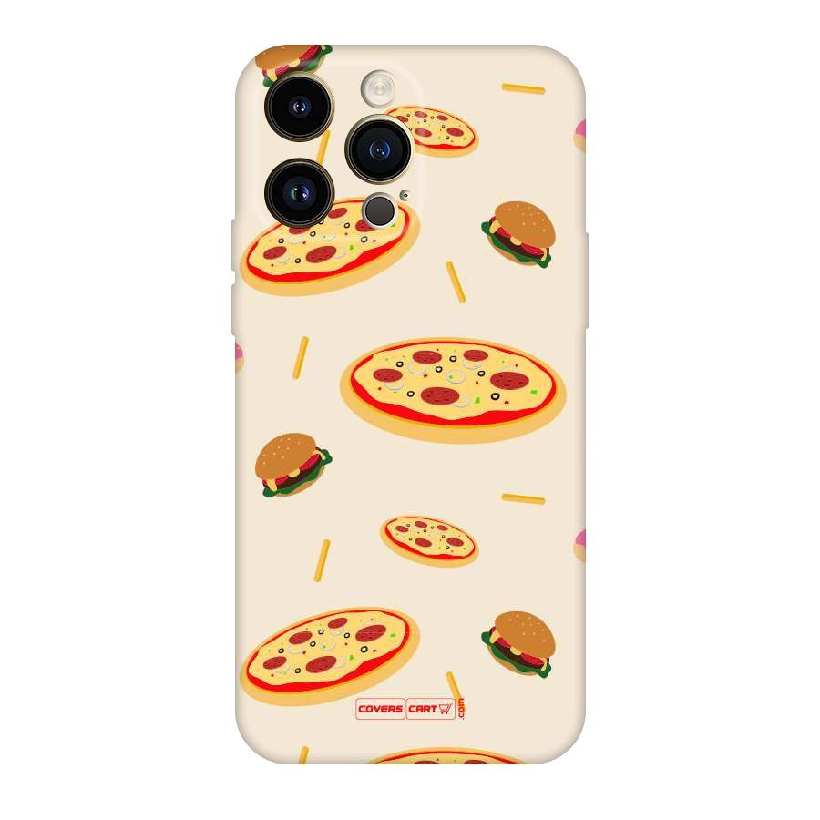 Pizza and Burger Love Original Polycarbonate Back Case for iPhone 14 Pro Max