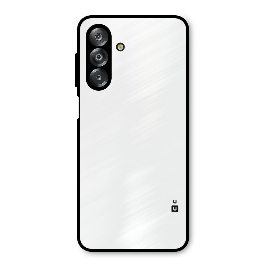 Plain White Metal Back Case for Galaxy A26