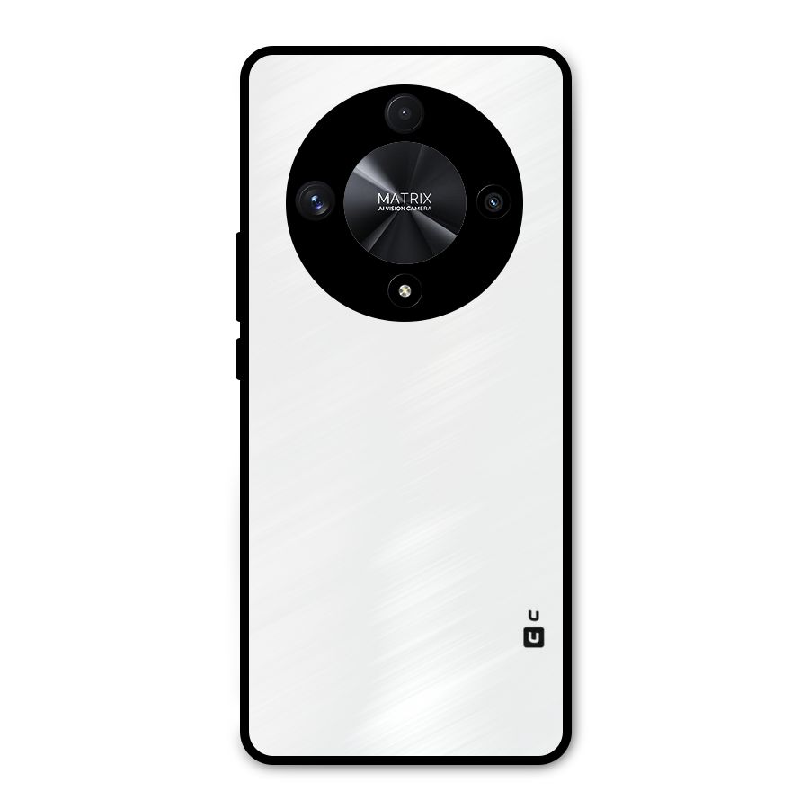Plain White Metal Back Case for Honor X9b