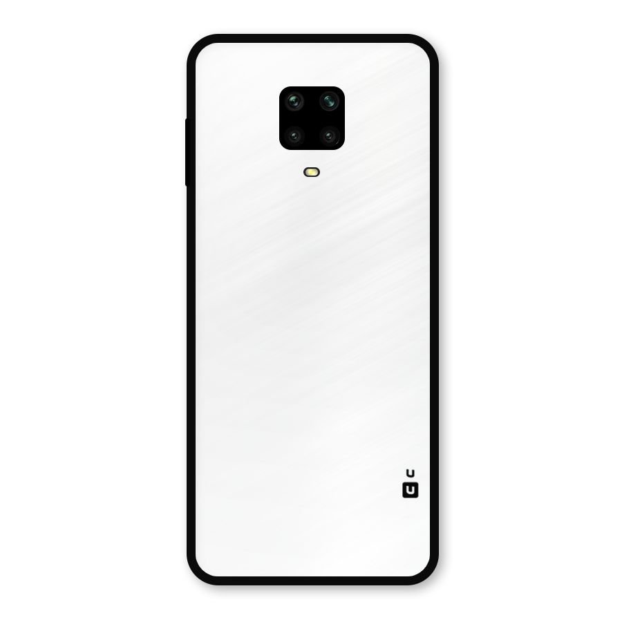 Plain White Metal Back Case for Poco M2 Pro
