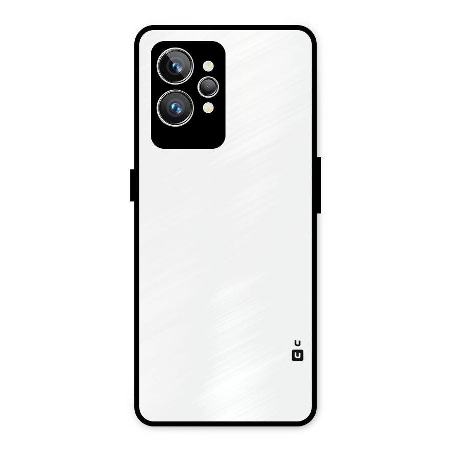 Plain White Metal Back Case for Realme GT2 Pro