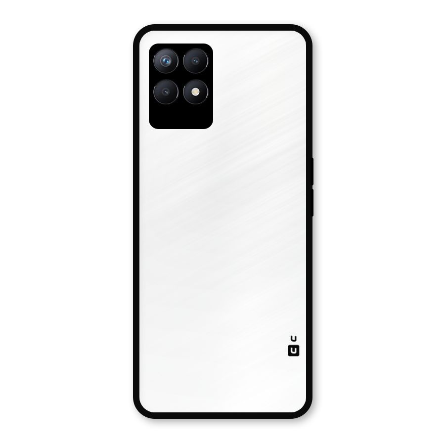 Plain White Metal Back Case for Realme Narzo 50