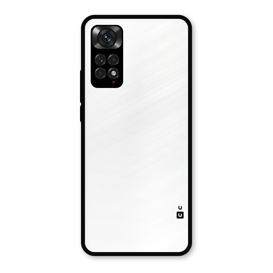 Plain White Metal Back Case for Redmi Note 11s