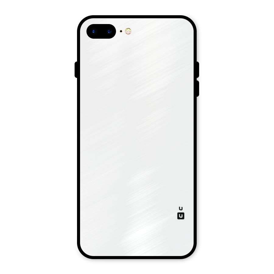 Plain White Metal Back Case for iPhone 7 Plus