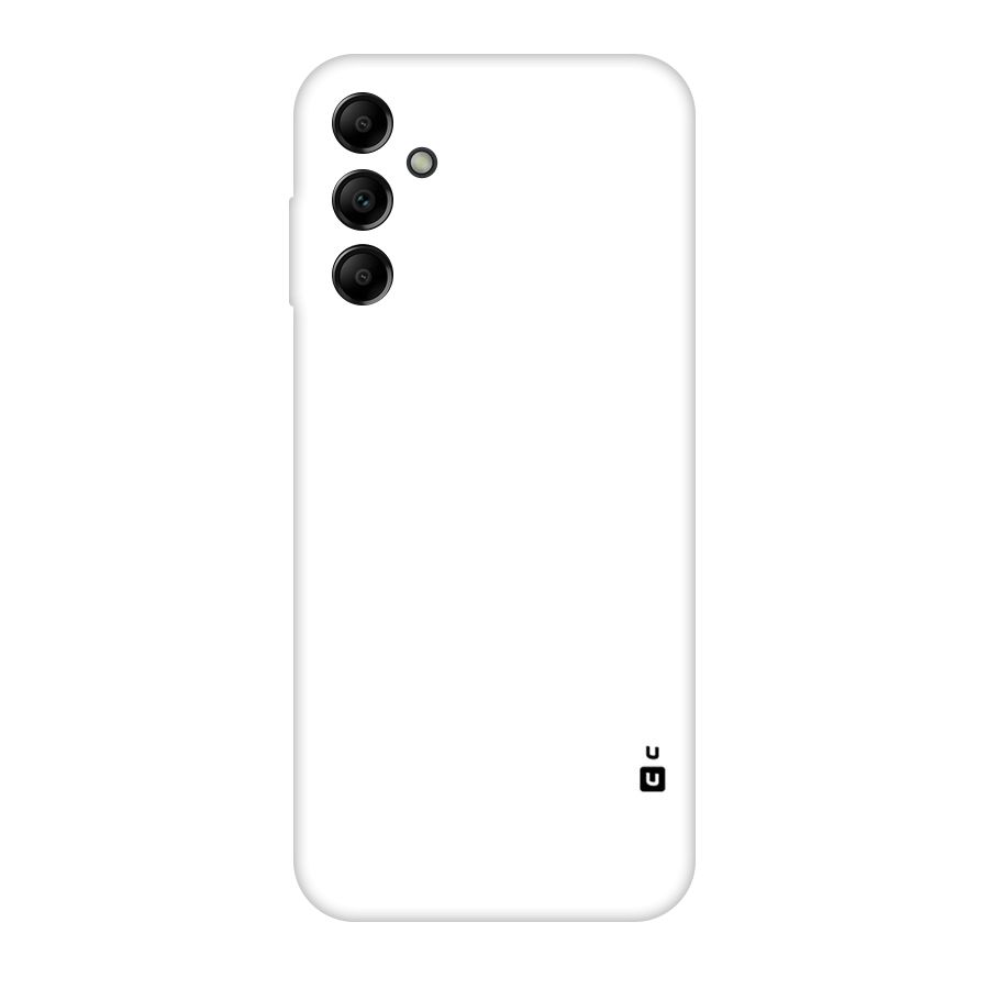 Plain White Original Polycarbonate Back Case for Galaxy A14 5G