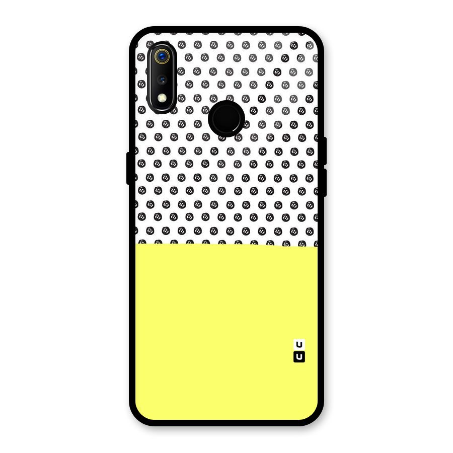 Plain and Pattern Glass Back Case for Realme 3i