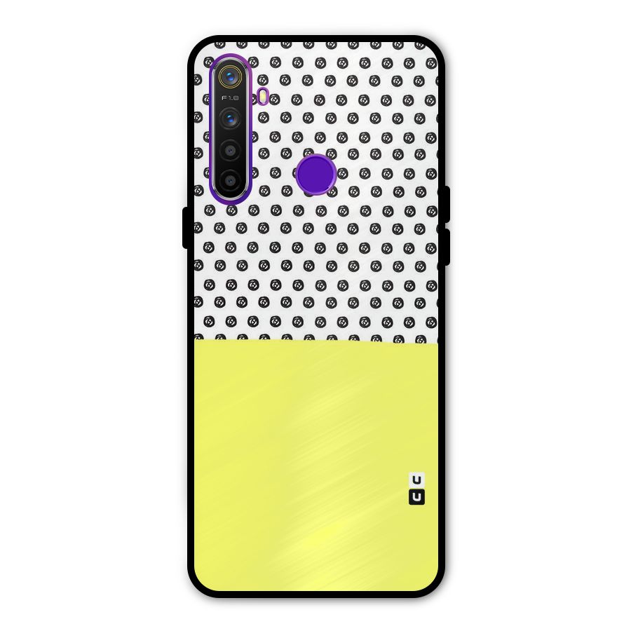 Plain and Pattern Glass Back Case for Realme 5s