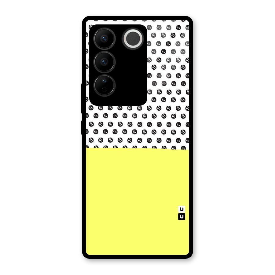 Plain and Pattern Glass Back Case for Vivo V27
