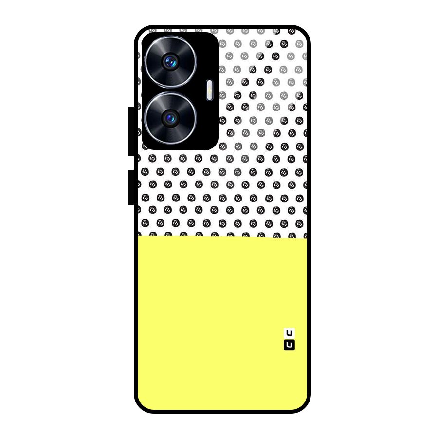 Plain and Pattern Glass Back Case for realme C55