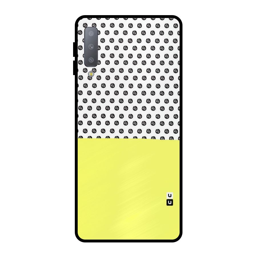 Plain and Pattern Metal Back Case for Galaxy A7 (2018)