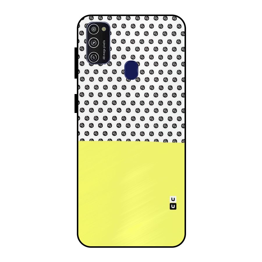 Plain and Pattern Metal Back Case for Galaxy M21
