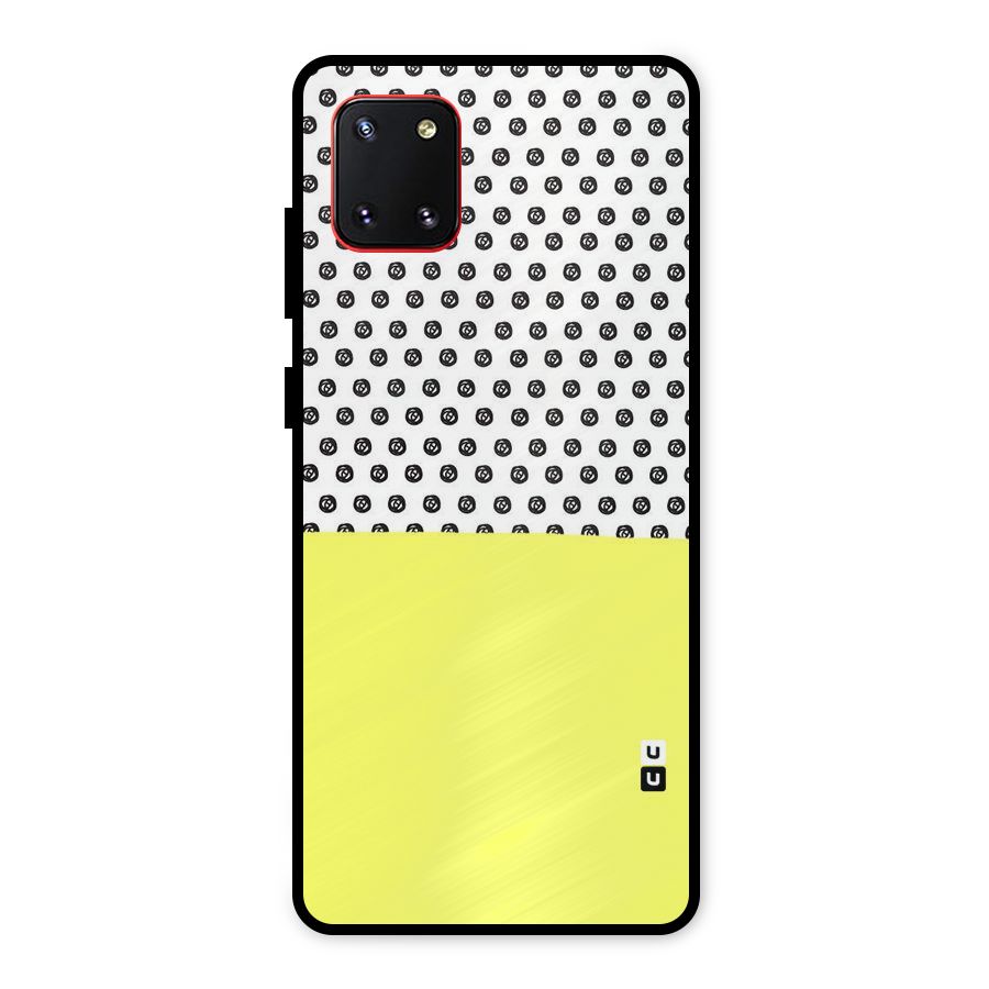 Plain and Pattern Metal Back Case for Galaxy Note 10 Lite