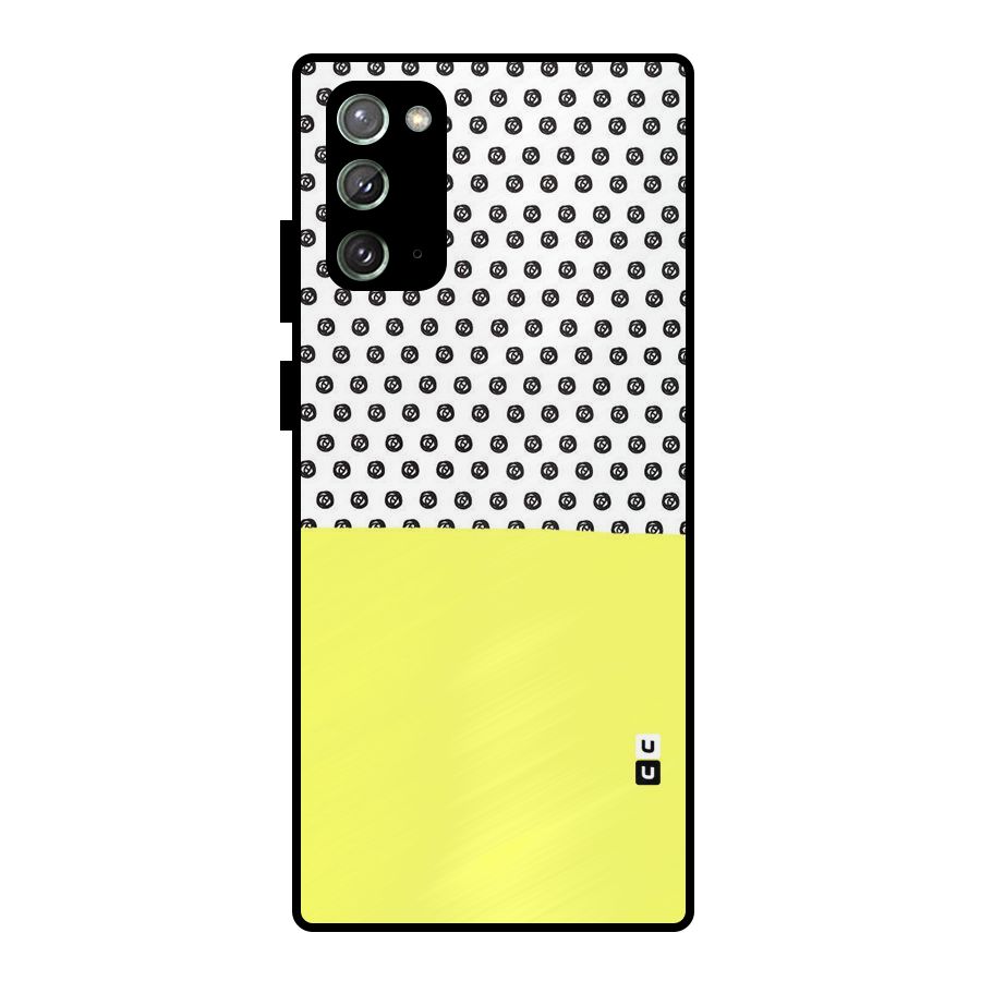 Plain and Pattern Metal Back Case for Galaxy Note 20