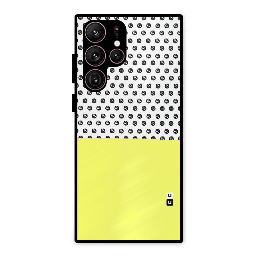 Plain and Pattern Metal Back Case for Galaxy S22 Ultra 5G