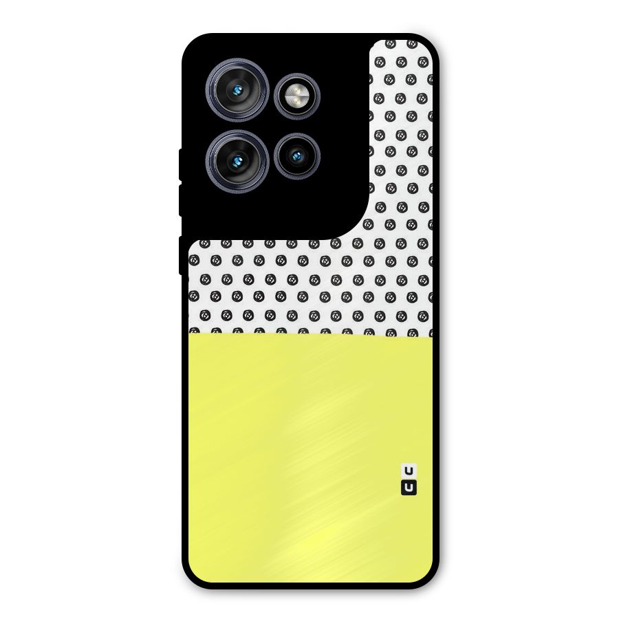 Plain and Pattern Metal Back Case for Motorola Edge 50 Neo