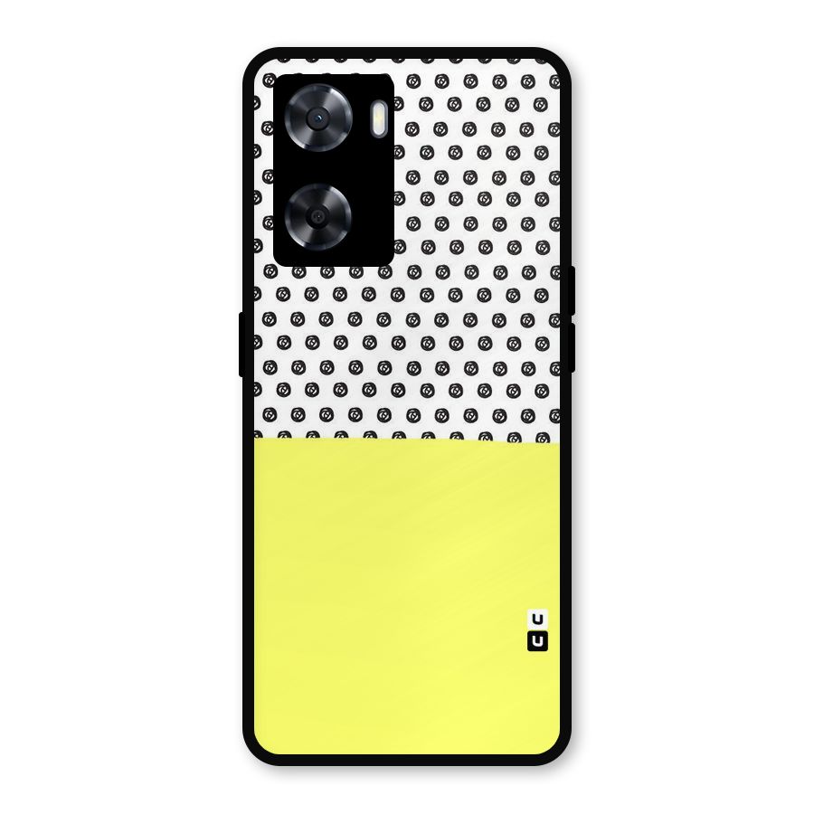 Plain and Pattern Metal Back Case for Oppo A77s