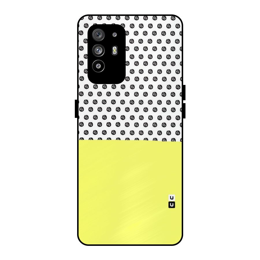Plain and Pattern Metal Back Case for Oppo F19 Pro Plus 5G