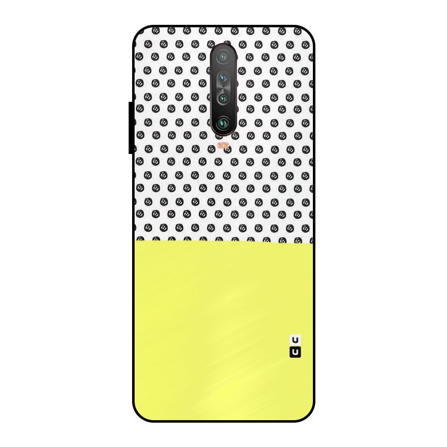 Plain and Pattern Metal Back Case for Poco X2