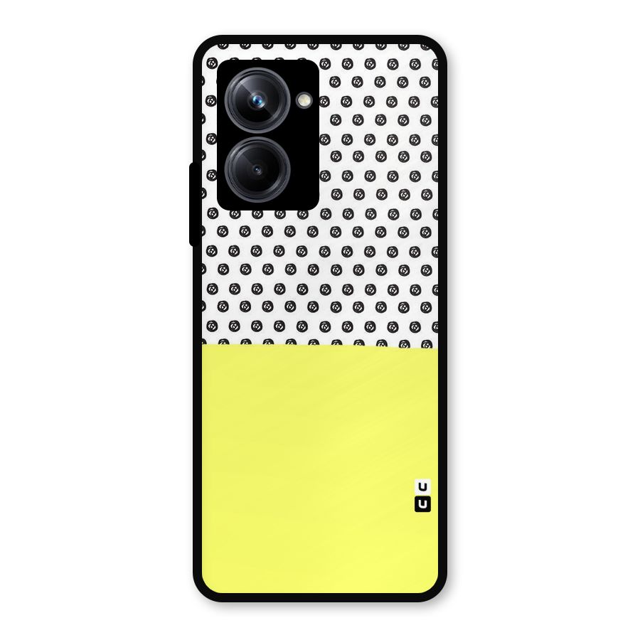 Plain and Pattern Metal Back Case for Realme 10 Pro