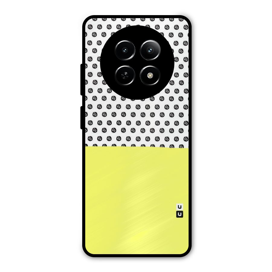 Plain and Pattern Metal Back Case for Realme 12x 5G