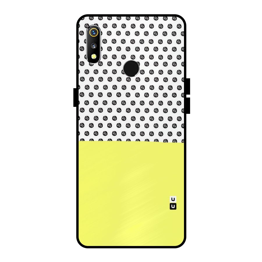 Plain and Pattern Metal Back Case for Realme 3i