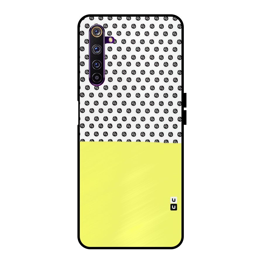 Plain and Pattern Metal Back Case for Realme 6 Pro