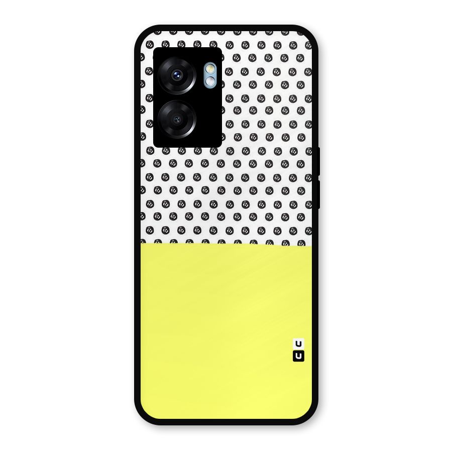 Plain and Pattern Metal Back Case for Realme Narzo 50 5G