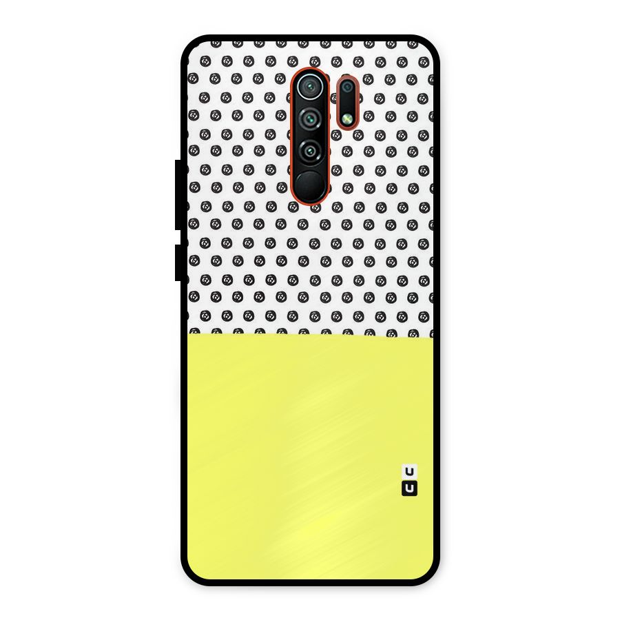 Plain and Pattern Metal Back Case for Redmi 9 Prime