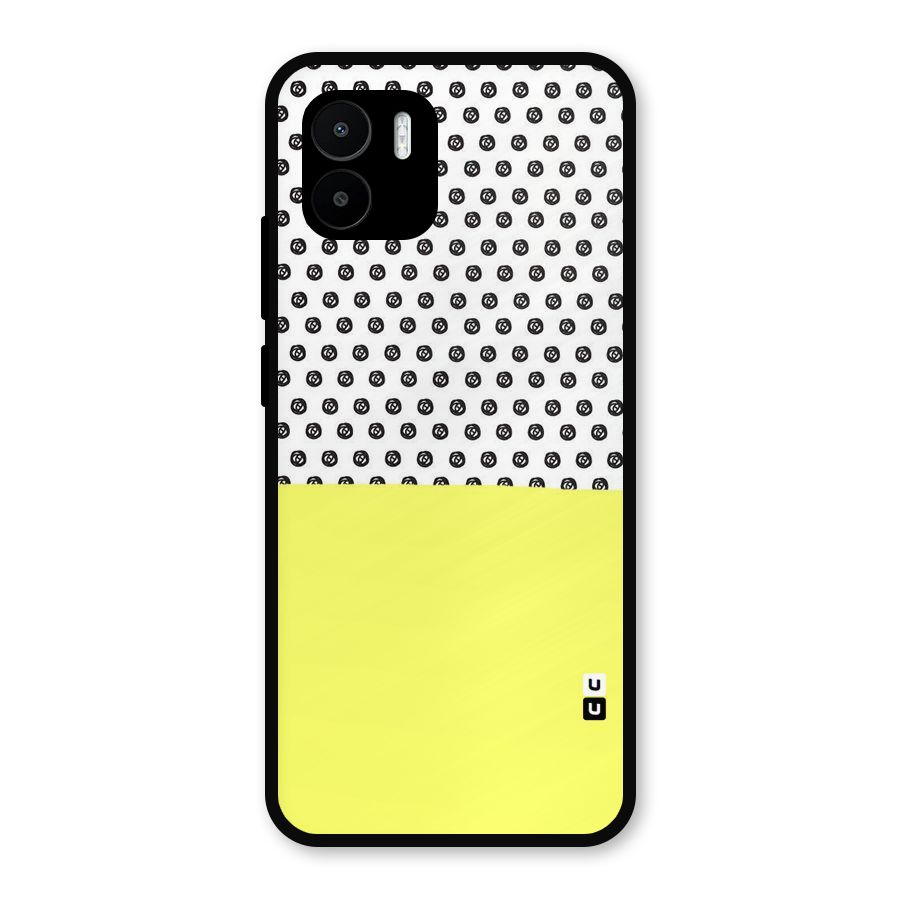 Plain and Pattern Metal Back Case for Redmi A2
