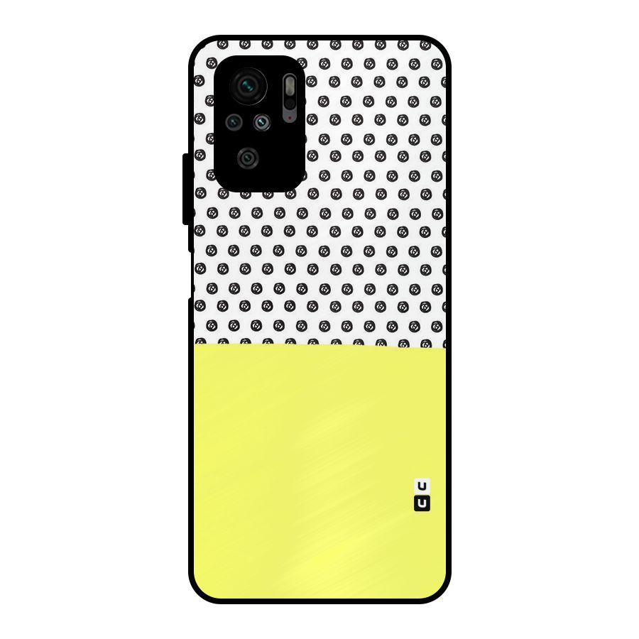 Plain and Pattern Metal Back Case for Redmi Note 10