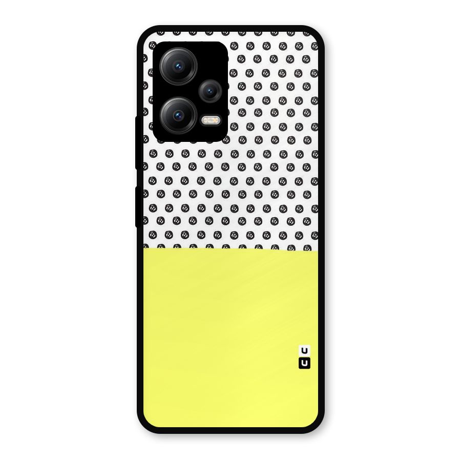 Plain and Pattern Metal Back Case for Redmi Note 12 5G