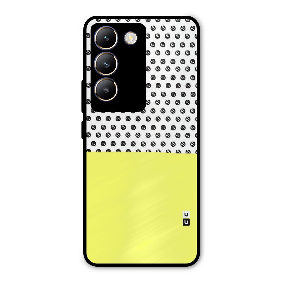 Plain and Pattern Metal Back Case for Vivo T3 5G