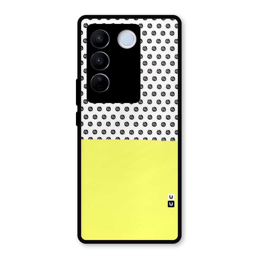 Plain and Pattern Metal Back Case for Vivo V27