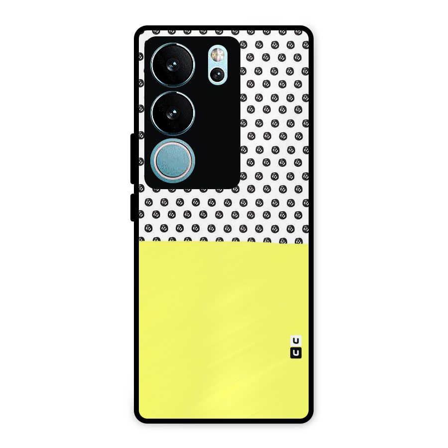 Plain and Pattern Metal Back Case for Vivo V29 Pro