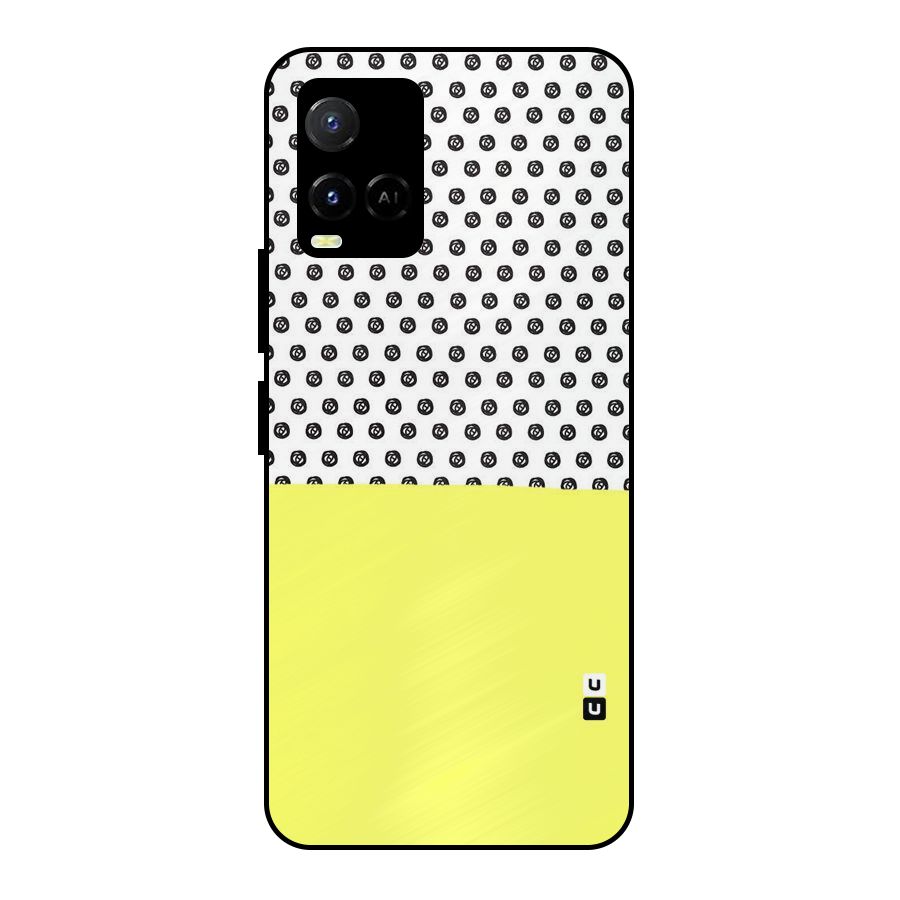 Plain and Pattern Metal Back Case for Vivo Y21