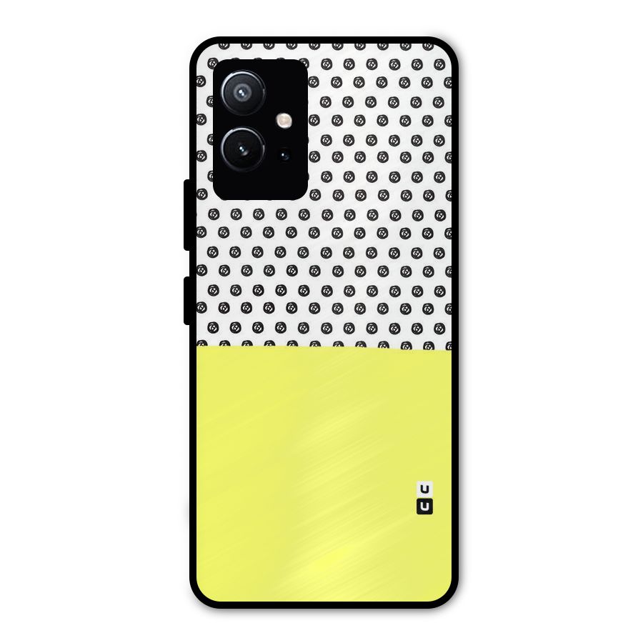 Plain and Pattern Metal Back Case for Vivo Y75 5G
