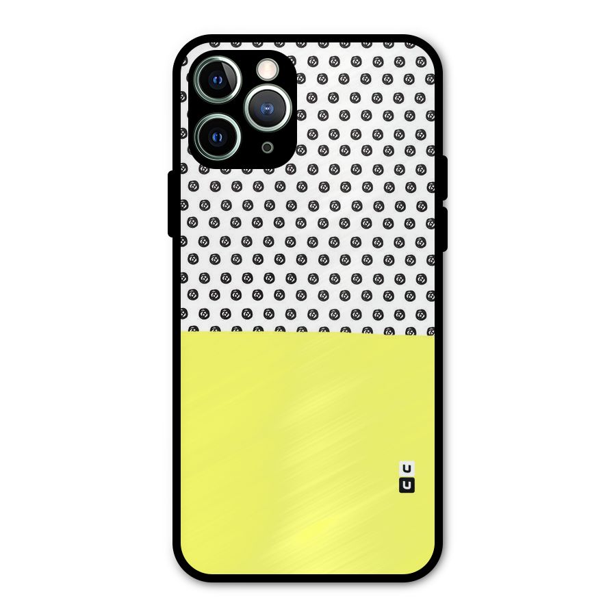 Plain and Pattern Metal Back Case for iPhone 11 Pro Max