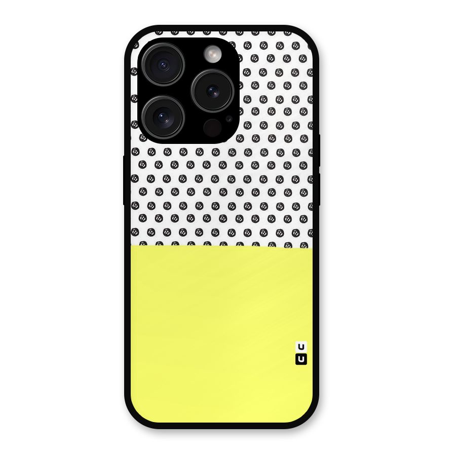Plain and Pattern Metal Back Case for iPhone 15 Pro