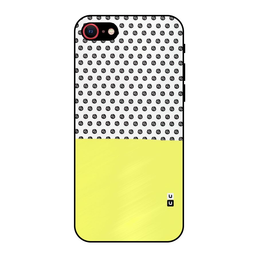 Plain and Pattern Metal Back Case for iPhone 7