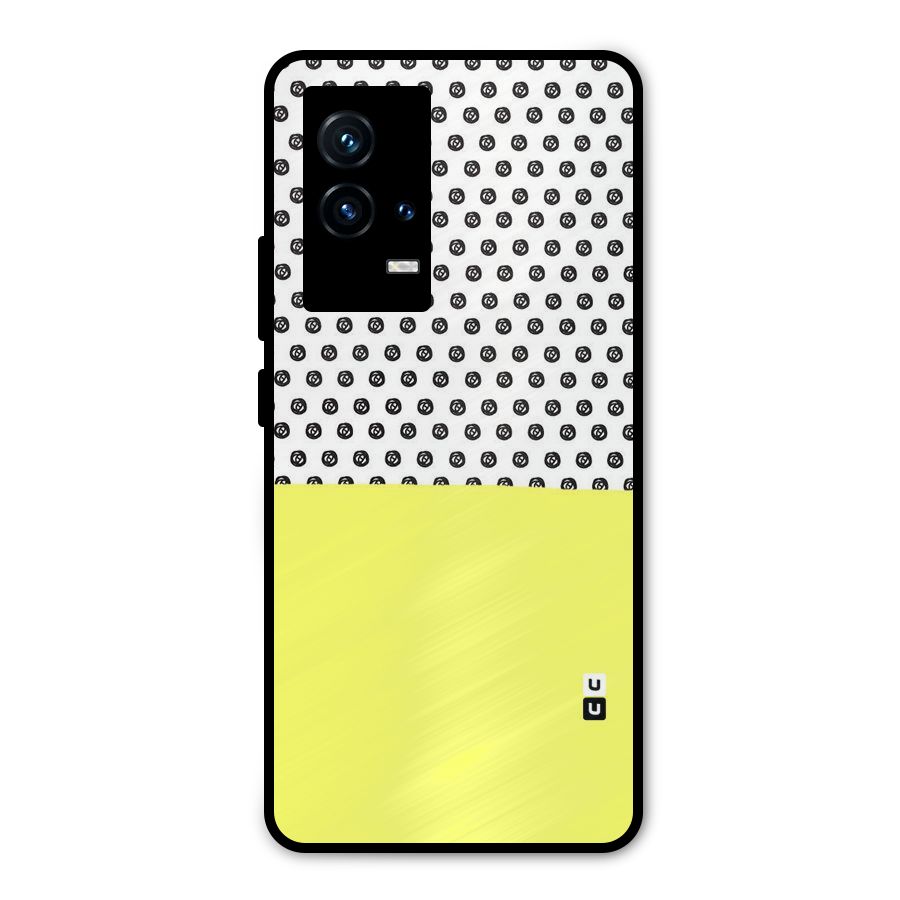 Plain and Pattern Metal Back Case for iQOO 9 5G