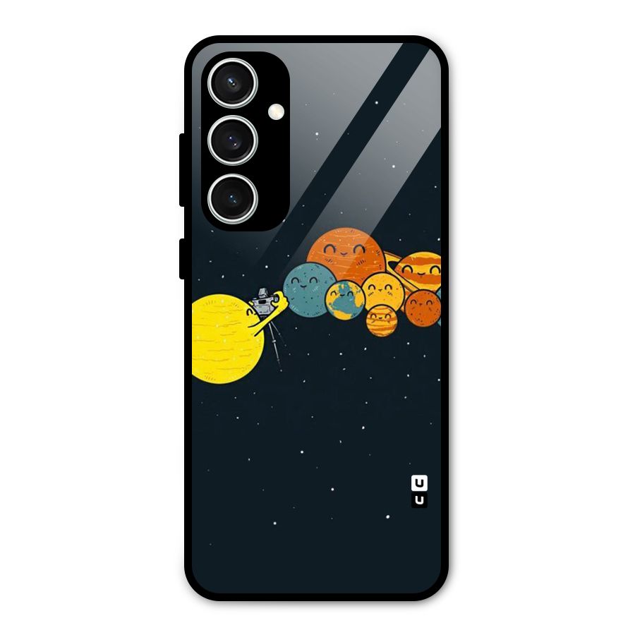 Planet Family Glass Back Case for Galaxy S23 FE