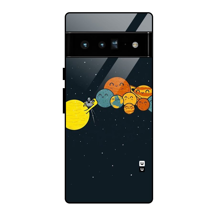 Planet Family Glass Back Case for Google Pixel 6 Pro