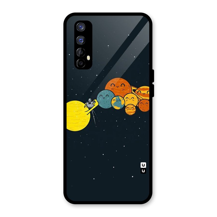 Planet Family Glass Back Case for Realme Narzo 20 Pro