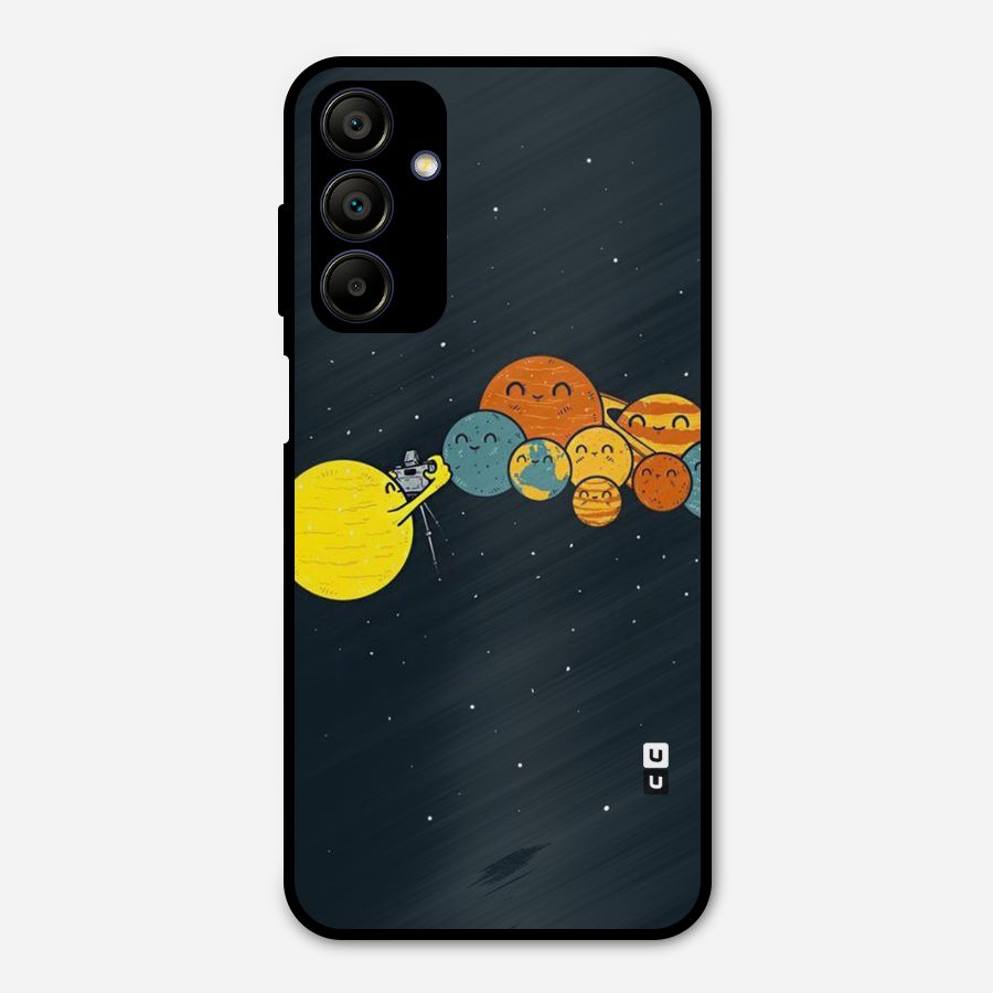 Planet Family Metal Back Case for Galaxy A15 5G
