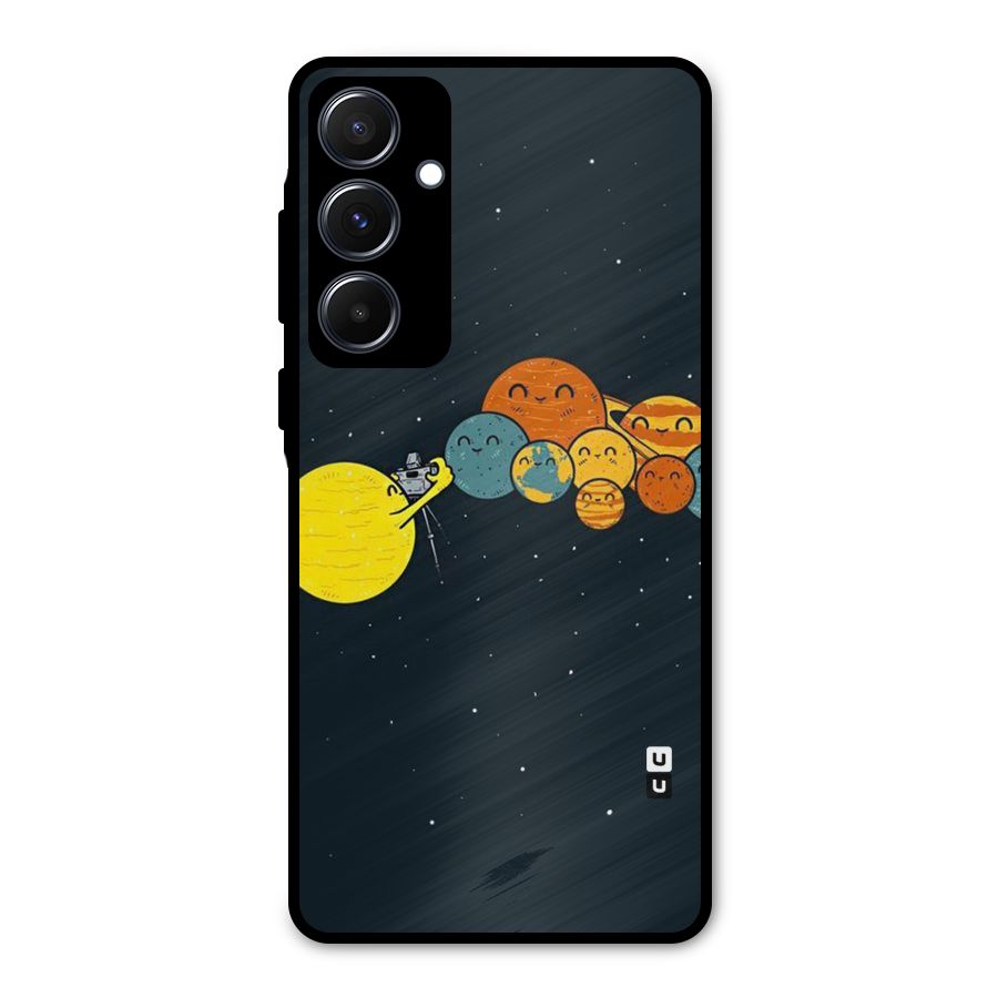 Planet Family Metal Back Case for Galaxy A55