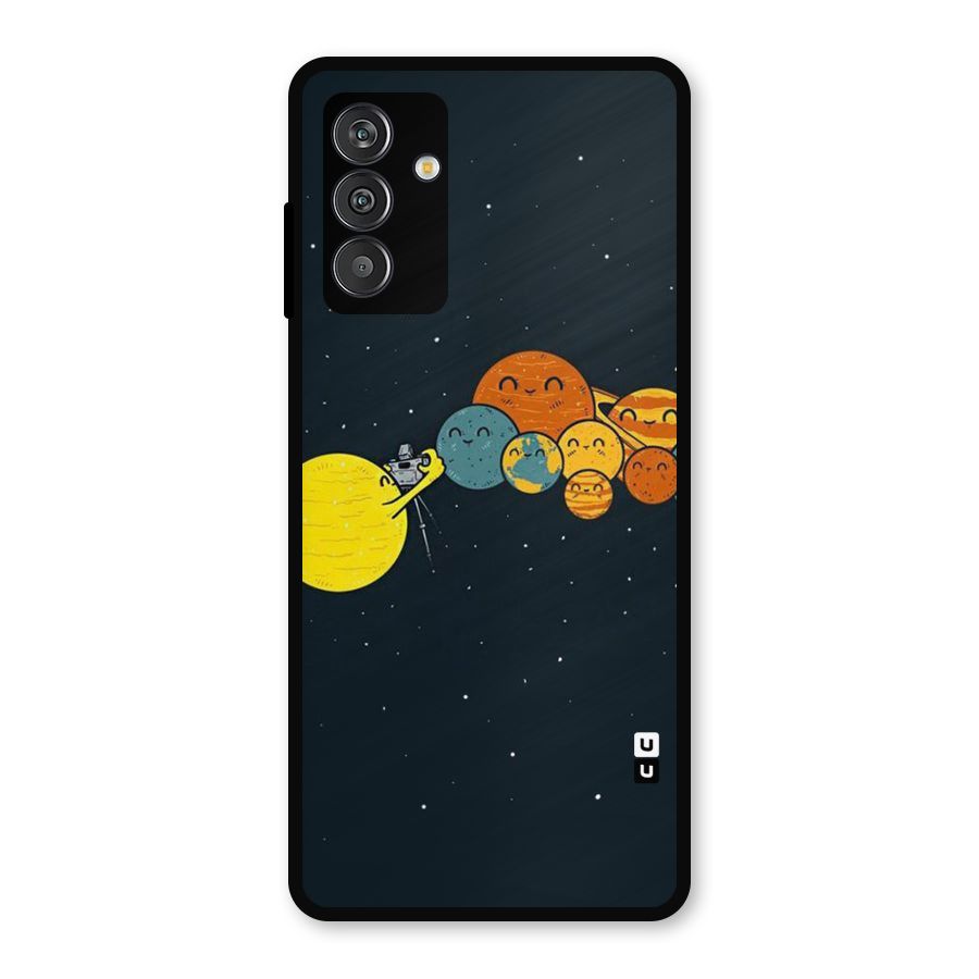 Planet Family Metal Back Case for Galaxy F13