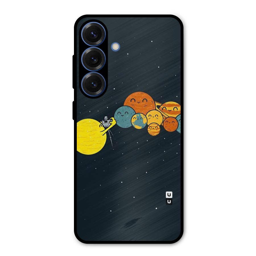 Planet Family Metal Back Case for Galaxy S25