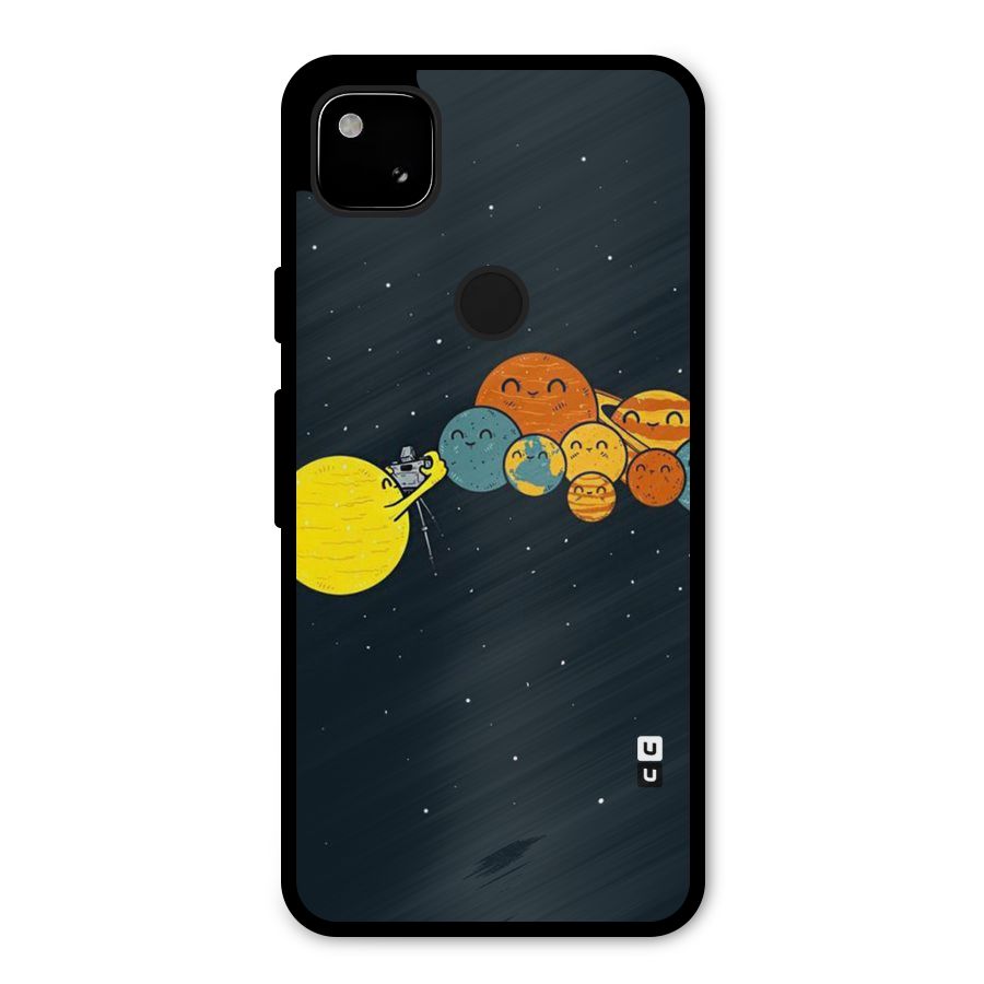 Planet Family Metal Back Case for Google Pixel 4a